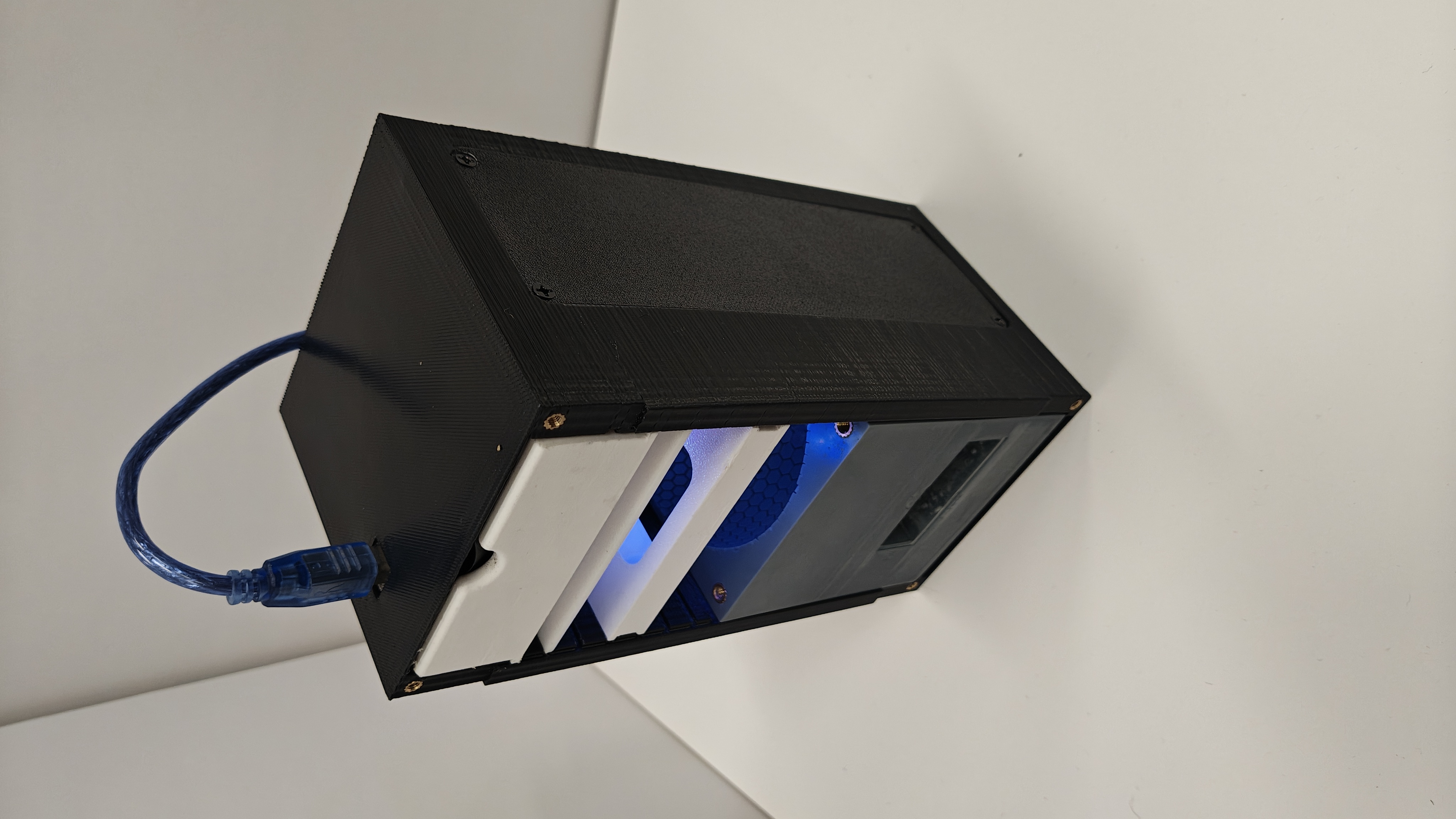 Enclosure with USB cable